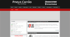 Desktop Screenshot of pneuscarrao.com.br